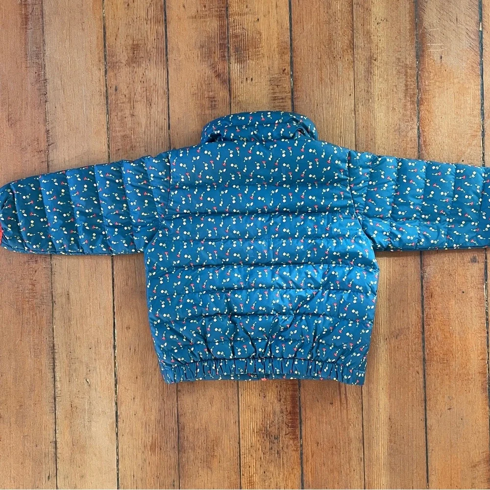 Patagonia Blue Floral Puffer Jacket - Picture 4 of 5